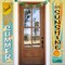 Sweet Summer Boho Sun Porch Banner Sign, Hello Sunshine Sunrise Cloud Bohemian Front Door Decorative Hanging Banner Flag, Yellow Teal Seasonal Decoration Home Outdoor Decor